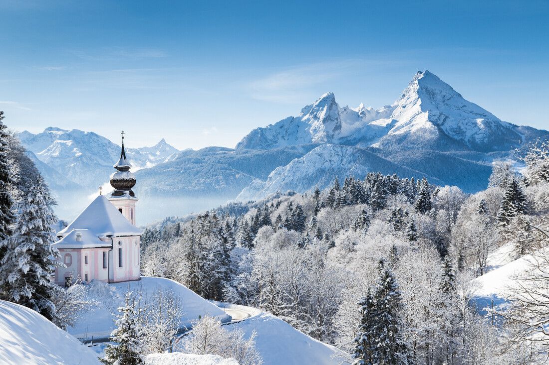 Berchtesgadener Land im Winter