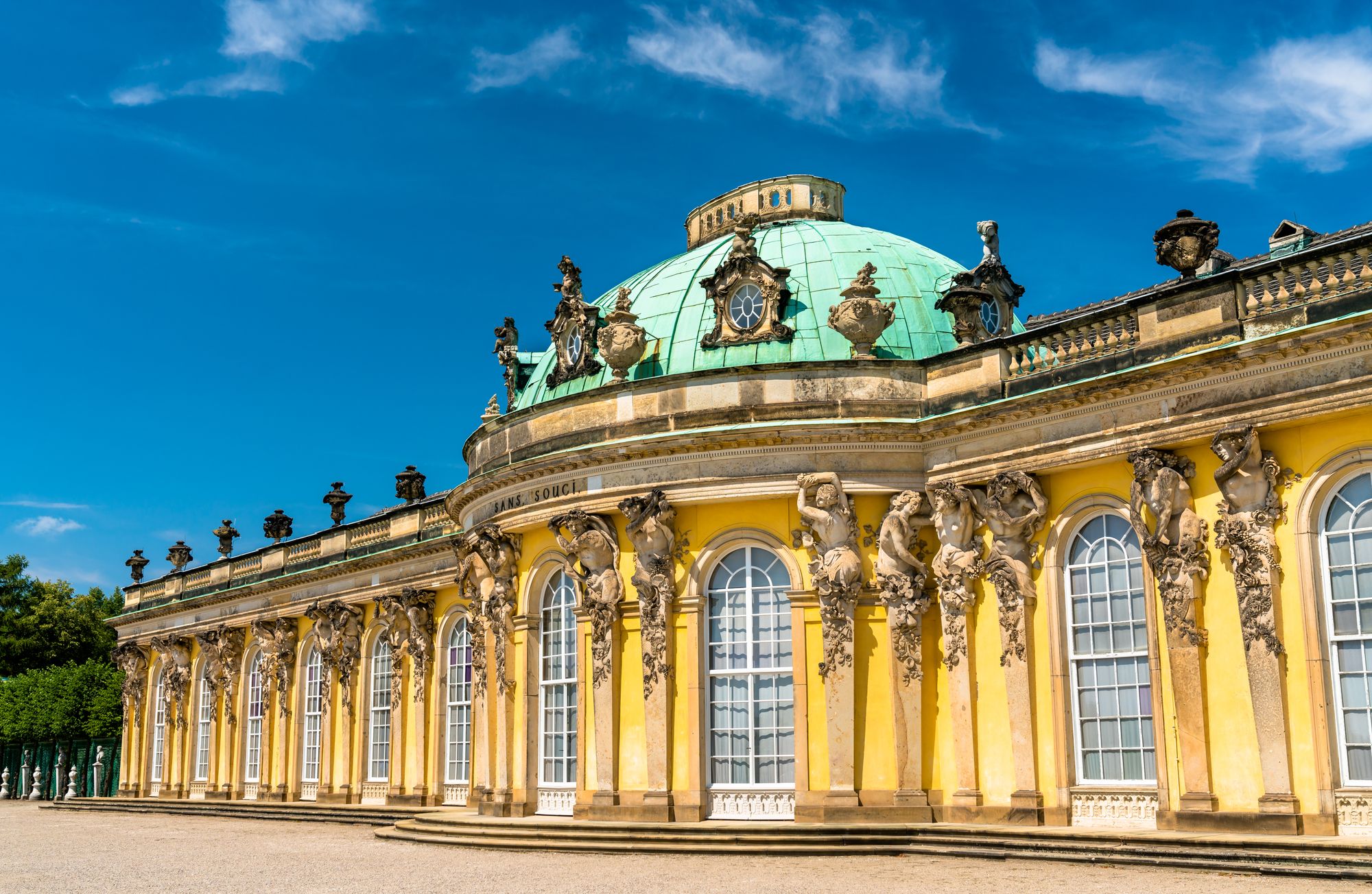 Schloss Sanssouci Potsdam Sehenswertes in Brandneburg