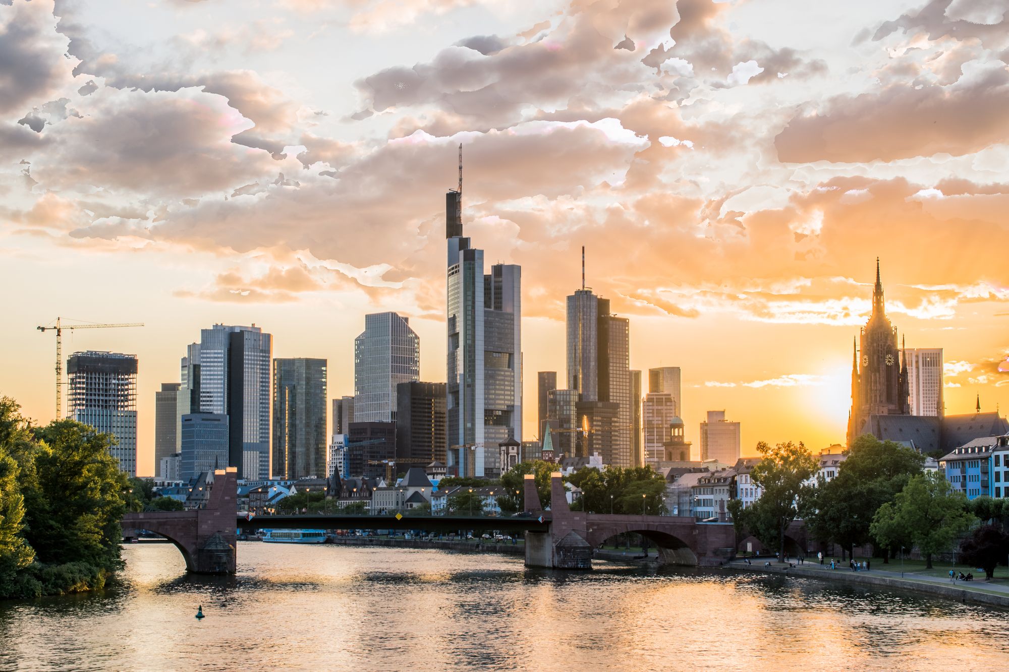 Frankfurt Skyline Sehenswertes Frankfurt am Main