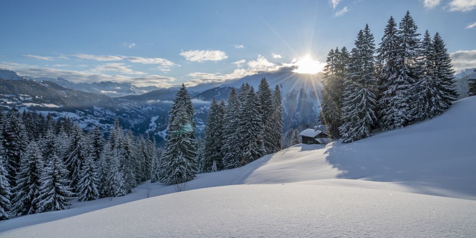 Winterlandschaft in Deutschland